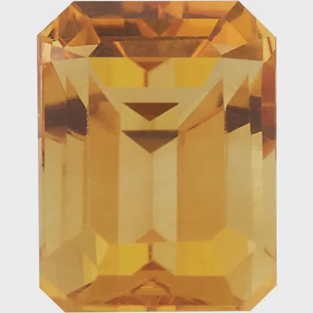 7x5 mm Octagonal Golden Citrine AA grade