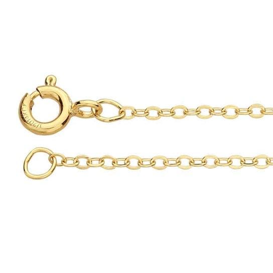 14/20 Yellow Gold-Filled Flat Oval Cable Chain, 1.4mm