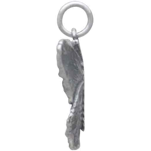 Sterling Silver Dimensional Butterfly Pendant 21x24mm
