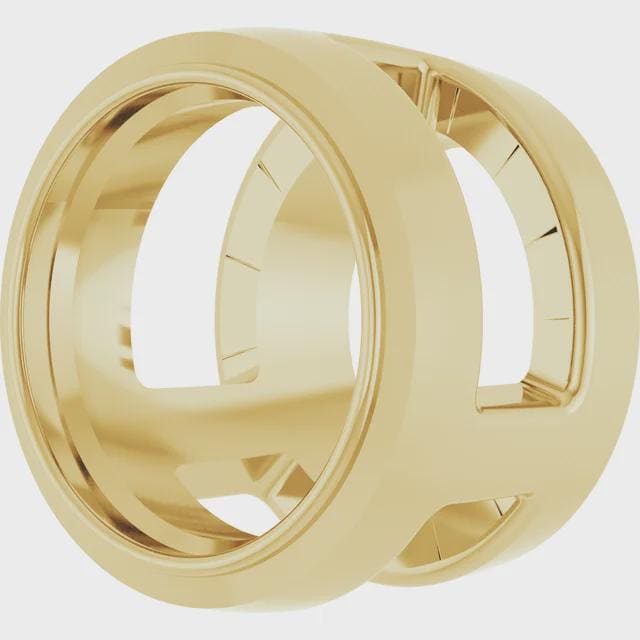 Round Slide Pendant Mounting, available in Sterling Silver and 14k Gold in many sizes