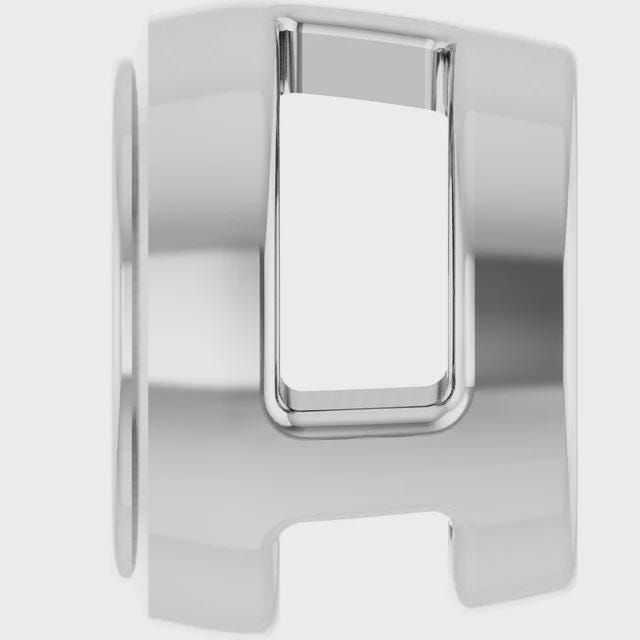 Round Slide Pendant Mounting, available in Sterling Silver and 14k Gold in many sizes