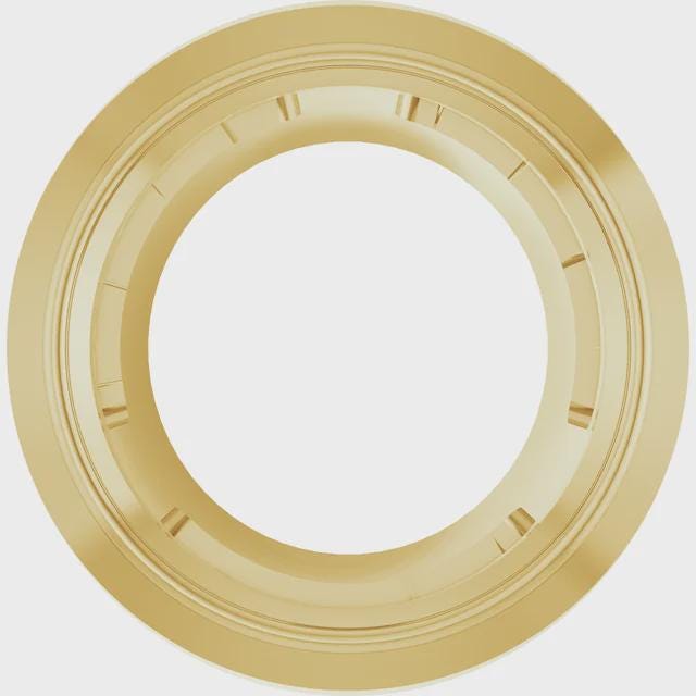 Round Slide Pendant Mounting, available in Sterling Silver and 14k Gold in many sizes