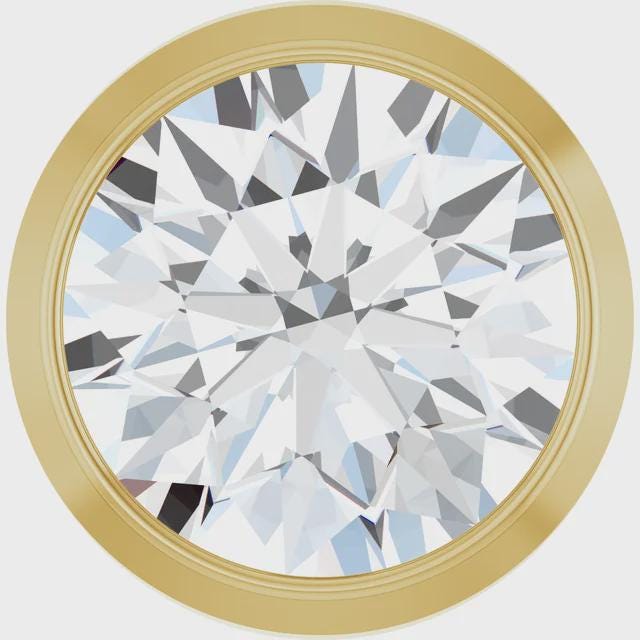 Round Slide Pendant Mounting, available in Sterling Silver and 14k Gold in many sizes