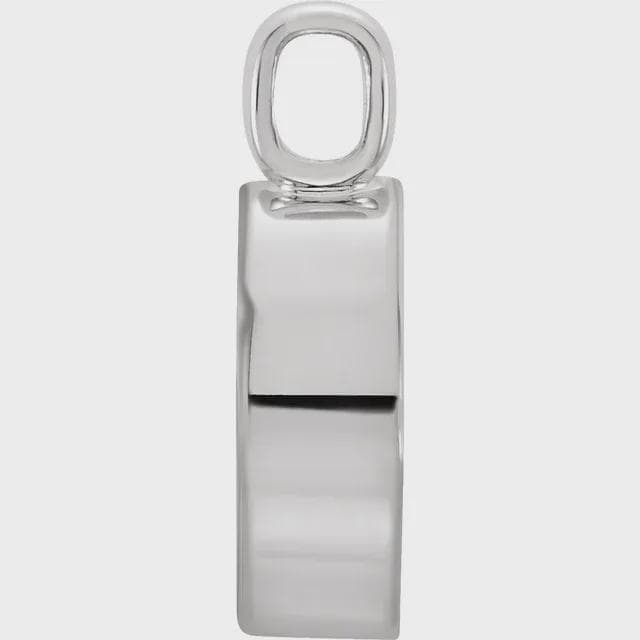 Oval Bezel-Set Cabochon Charm/Pendant Mounting, in Sterling Silver and 14k Gold,  5 sizes available