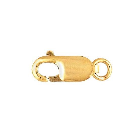 14/20 Yellow Gold-Filled Oval Lobster Clasp with Open Ring, choose your size