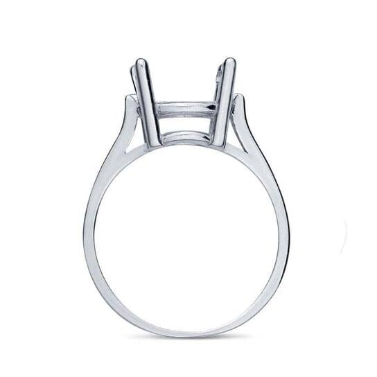 Sterling Silver ReadySet™10mm or 12mm Round Ring Mounting