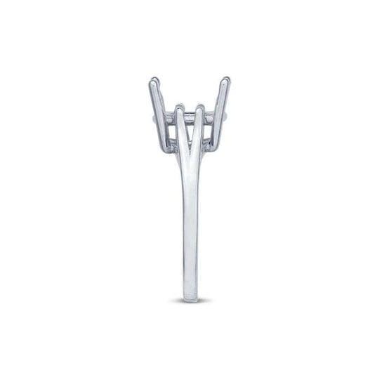 Sterling Silver ReadySet™10mm or 12mm Round Ring Mounting